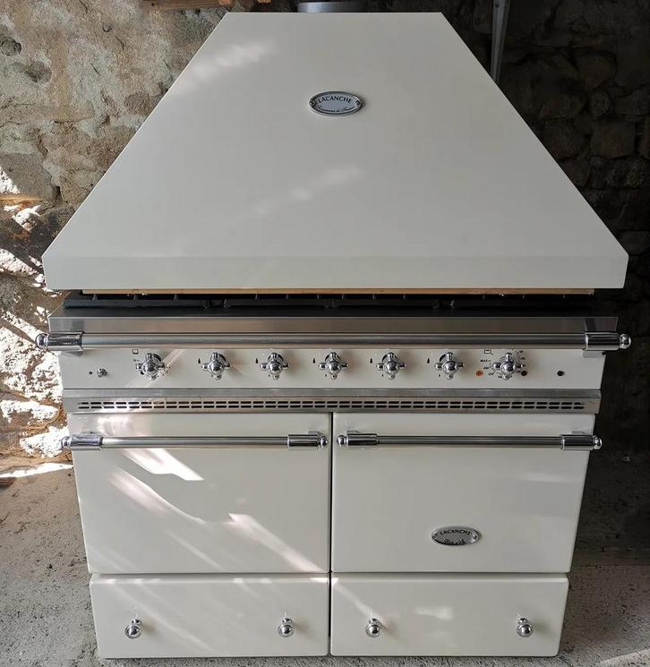Lacanche Cluny Classic 100 MIXTE + hotte, Elektronische apparatuur, Fornuizen, Zo goed als nieuw, Elektrisch, Grill, Verzenden