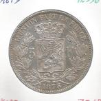 12556 * LEOPOLD II * 5 frank 1873  "PROTEGE" kort * Z.Fr/Pr, Postzegels en Munten, Zilver, Verzenden