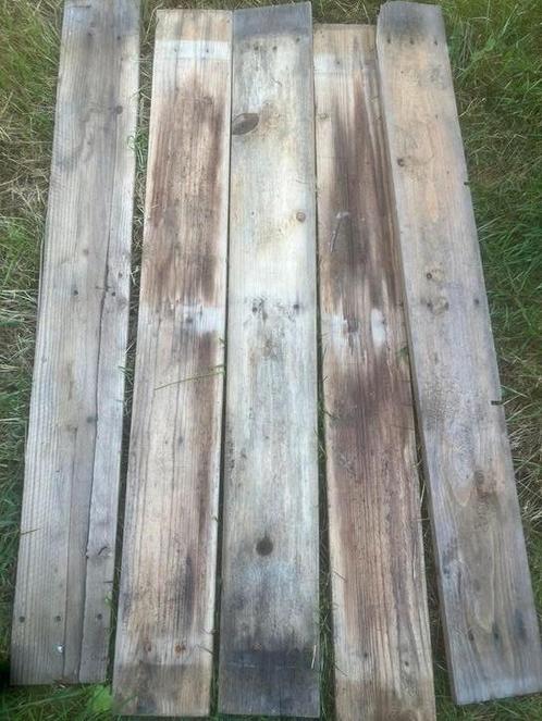 Paletten hout, Tuin en Terras, Palen, Balken en Planken, Zo goed als nieuw, Ophalen