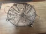 vintage rieten mand, krantenhouder, Ophalen, Mand, Rond, Zo goed als nieuw