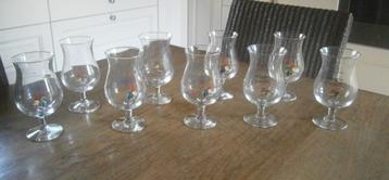 9 La Chouffe glazen, Ophalen of Verzenden, Nieuw, Glas of Glazen