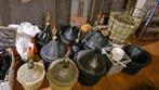 mandflessen, korfflessen, dame-jeannes, voor wijn hobby, Hobby en Vrije tijd, Ophalen, Gebruikt