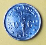 1923 Goed voor 50 centimen, Timbres & Monnaies, Monnaies | Belgique, Envoi, Métal, Monnaie en vrac
