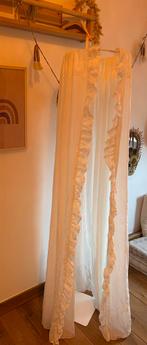 Ecru sluier met wit stang voor park of wieg, Kinderen en Baby's, Ophalen, Zo goed als nieuw, Wieg