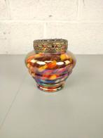 Antieke iriserende pique fleur Kralik, Antiek en Kunst, Antiek | Glaswerk en Kristal, Ophalen of Verzenden