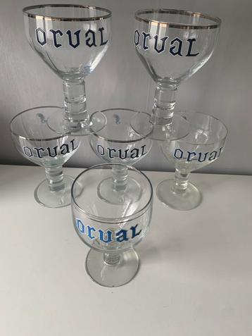 6 verres ORVAL, Enlèvement ou Envoi, Utilisé