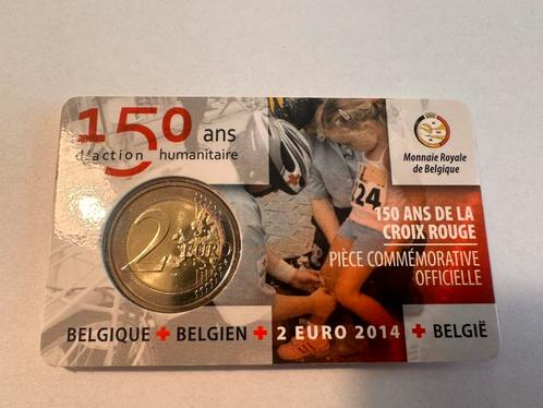 2 Euro België 2014 – 150 Jaar Rode Kruis, Postzegels en Munten, Munten en Bankbiljetten | Verzamelingen, Munten, Ophalen of Verzenden