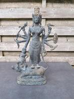 Statue en bronze de Durga Mahishasura Mardini/Nandi/Inde, Enlèvement ou Envoi