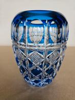 Vase Val St Lambert Aberdeen bleu, Antiquités & Art, Antiquités | Vases, Enlèvement ou Envoi