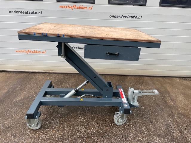Betex H-100 mobiele Heftafel / werkbank 400kg, Auto diversen, Autogereedschap, Zo goed als nieuw, Ophalen