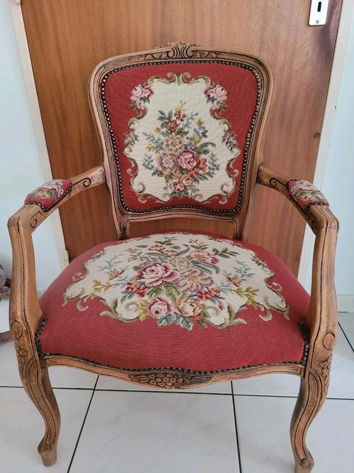 houten stoel, Antiek en Kunst, Antiek | Meubels | Stoelen en Sofa's, Ophalen