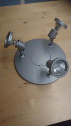 Plafondlamp met drie halogeenlampen, Verzenden, Zo goed als nieuw
