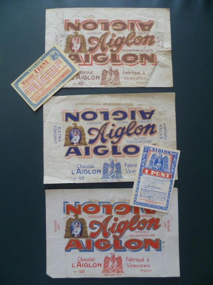 Chocolade Aiglon chocolat emballage omslagen wikkels Lait x3, Collections, Collections Autre, Utilisé, Enlèvement ou Envoi
