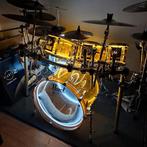 Pearl crystal beat acryl 6 delig drumstel in led uitvoering, Muziek en Instrumenten, Ophalen, Zo goed als nieuw