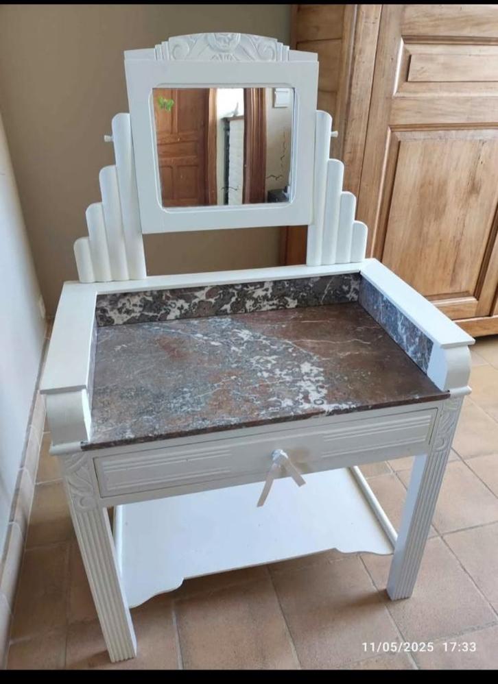 Petit meuble coiffeuse, Maison & Meubles, Tables | Coiffeuses, Utilisé, Bois, Enlèvement