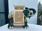 Vintage keramische olifant plantenhouder XL, Ophalen of Verzenden