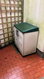 Plastieken tuinkast met ophangsysteem 3 vuilzakken, Tuin en Terras, Bergingen en Tuinkasten, Ophalen, Gebruikt, Kunststof, Overige typen