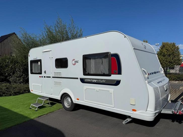 TEC Engergystyle 473 TE, Caravans en Kamperen, Caravans, Bedrijf, tot en met 3, 1000 - 1250 kg, Treinzit, T.E.C., 2 aparte bedden