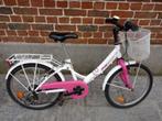 vélo 20 pouces blanc/rose, Enlèvement, Utilisé, Vitesses, 20 pouces