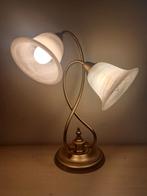 Antieke art deco lamp met authentiek Murano glas, Huis en Inrichting, Ophalen, Gebruikt, Glas