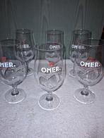 6 oude kristallen OMER glazen, nieuwstaat, Verzamelen, Ophalen of Verzenden, Nieuw, Bierglas