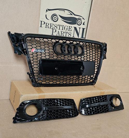 Grille AUDI A4 B8 8K bj. 2008-2011 RS4 LOOK Roosters Grille, Auto-onderdelen, Carrosserie, Bumper, Voor, Nieuw, Herkomst onderdeel bekend