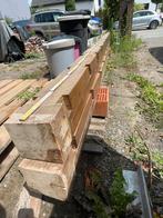 Eiken balken, Tuin en Terras, Palen, Balken en Planken, Ophalen, Gebruikt, Balken