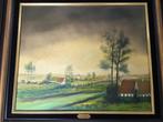 antiek schilderij van vlaams landschap, Antiek en Kunst, Ophalen