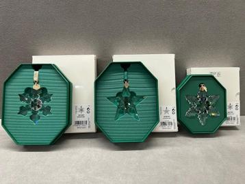 Swarovski Set van 3 Kerst sterren, Ornament 2022, 23 & 24 beschikbaar voor biedingen