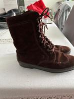 Merkschoenen dames Laarzen echt Daim M 39, Comme neuf, Brun, Enlèvement, Bottes hautes