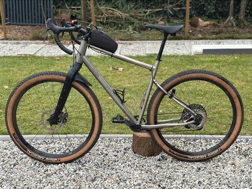 Chiru Kegeti titanium gravel bike. Uniek!!, Fietsen en Brommers, Fietsen | Mountainbikes en ATB, Zo goed als nieuw, Heren, Overige merken