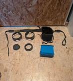 Camera-accessoireset voor Canon en Nikon - ringen, riem, hoe, Audio, Tv en Foto, Ophalen of Verzenden, Gebruikt, Accessoires
