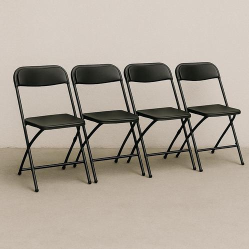 Klapstoelen met stoelhoes, Hobby en Vrije tijd, Feestartikelen | Verhuur, Zo goed als nieuw, Ophalen of Verzenden