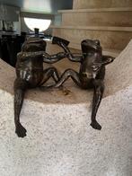 2 bronzen kikkers, Antiek en Kunst, Ophalen