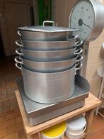 Batterie de casseroles professionnelles, Ophalen, Gebruikt, Keramische plaat, Aluminium