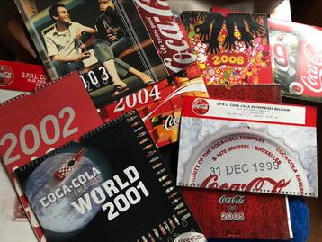 10 calendriers Coca cola en parfait état beschikbaar voor biedingen