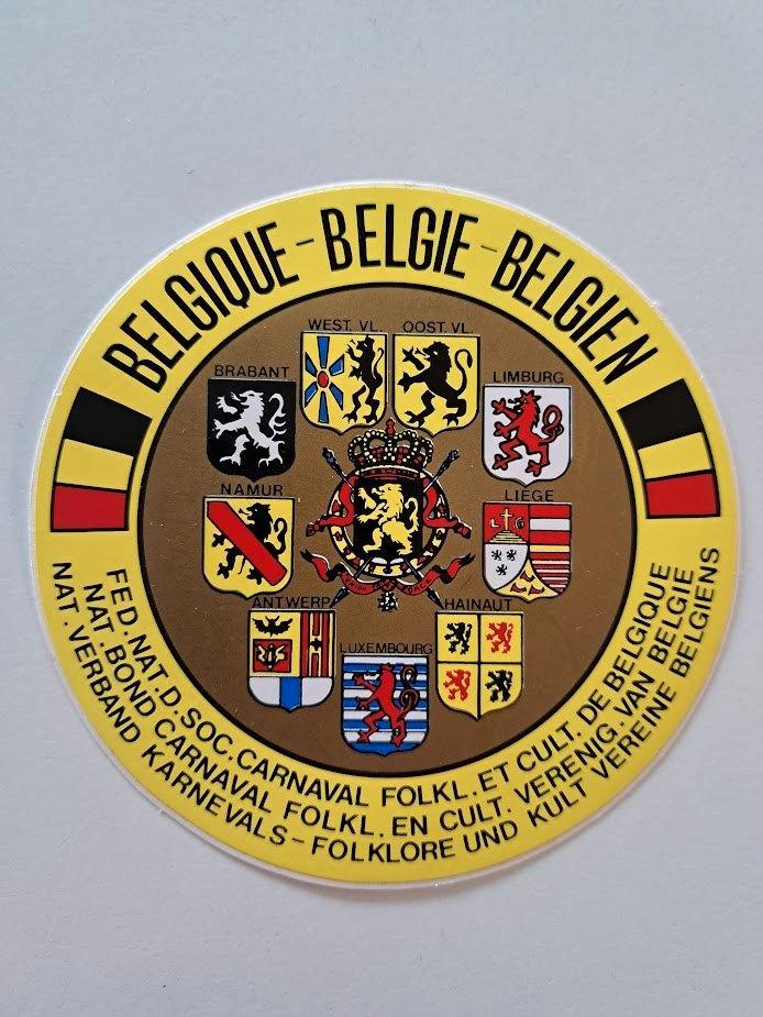 Autocollant vintage - National Association Carnival Folklore, Collections, Autocollants, Comme neuf, Société ou Association, Enlèvement ou Envoi