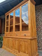 Teak buffetkast/vitrinekast GRATIS LEVERING, Ophalen of Verzenden, Zo goed als nieuw