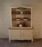 SFEERVOLLE MASSIEF EIKEN KAST / BESTAAT UIT 2 DELEN, Huis en Inrichting, Kasten | Buffetkasten, Ophalen, 100 tot 150 cm, Eikenhout