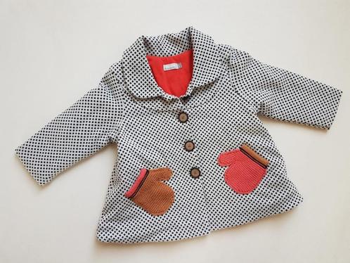 CATIMINI - Manteau poches moufles - T.12 mois/74 cm, Enfants & Bébés, Vêtements de bébé | Taille 74, Utilisé, Fille, Manteau, Enlèvement ou Envoi