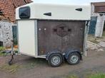 Paardenkar te koop, Dieren en Toebehoren, Ophalen, Gebruikt, Hout, 2-paards trailer