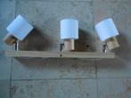 Lindby plafondspot 3 lampen binnenverlichting 47cm 3 lampen, Ophalen of Verzenden, Zo goed als nieuw, Hout