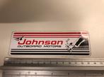 Sticker Johnson outboard motorsports, Nieuw, Auto of Motor, Ophalen of Verzenden