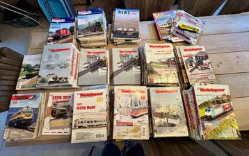 Modelspoor tijdschriften (Modelspoormagazine, Märklin,..) beschikbaar voor biedingen
