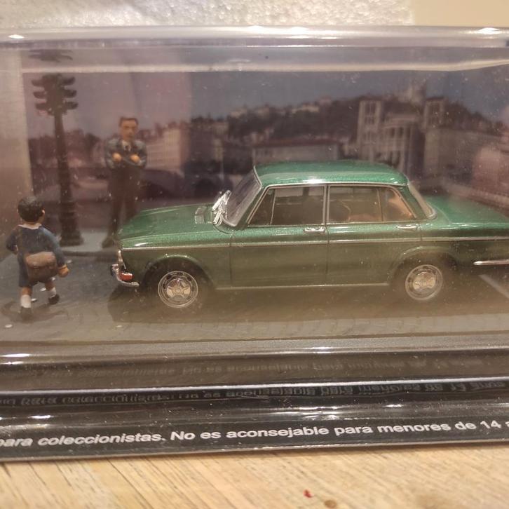 Simca 1501s groen diorama 1:43 in ongeopende blister, Hobby en Vrije tijd, Modelauto's | 1:43, Nieuw, Ophalen of Verzenden
