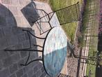 Tuinstoel tuinset tuintafel bistrotafel siertafel, Ophalen, Nieuw, Metaal
