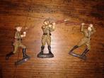 Figurines Elastolin Lot de 3 soldats belges type Durso, Antiek en Kunst, Antiek | Speelgoed, Ophalen of Verzenden