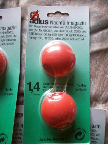 Adlus navulling spoel met draad,2 x 2 rolletjes nieuw beschikbaar voor biedingen