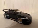 Autoart RWb 993 1/18 Porsche Matte Black Version, Enlèvement, Comme neuf, Voiture, Autoart