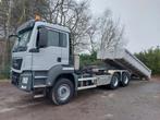 MAN TGS 33.460 6x4 abroller - BIG axle - motorPTO- 140k km!, Auto's, Automaat, 338 kW, MAN, Bedrijf